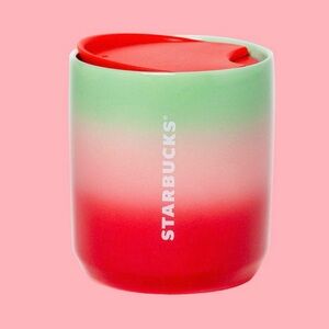 ✨ Starbucks Holiday 2020 Ombré Travel Mug 
🎄 8 oz Ceramic Mug | Red Twist Lid